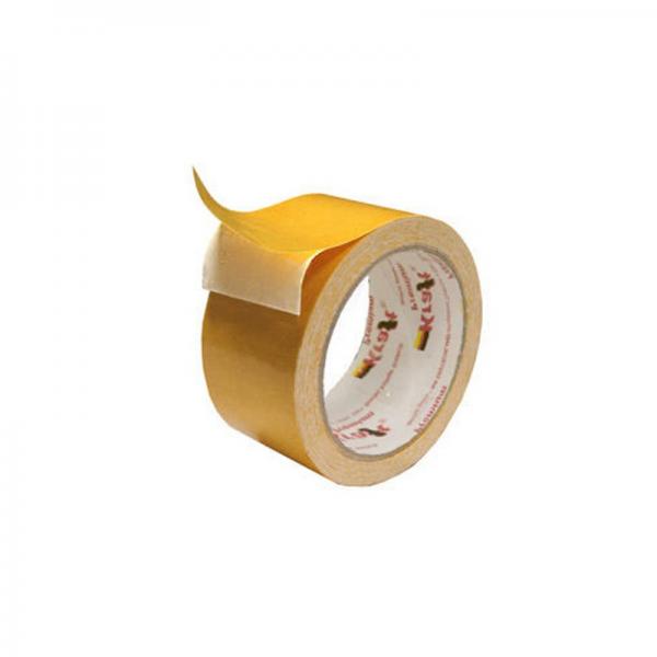 Двухсторонняя клейкая лента (Kraft Premium) на тканевой основе. 48мм/25 метров